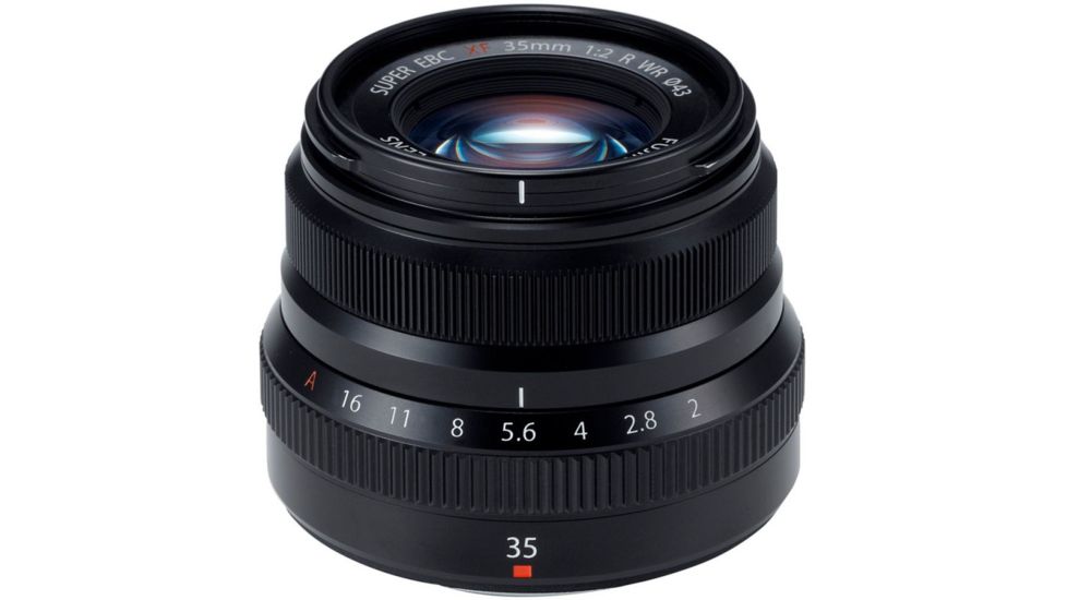 Fujifilm XF35mm F2 R WR Camera Lenses, Black, Small, 16481878