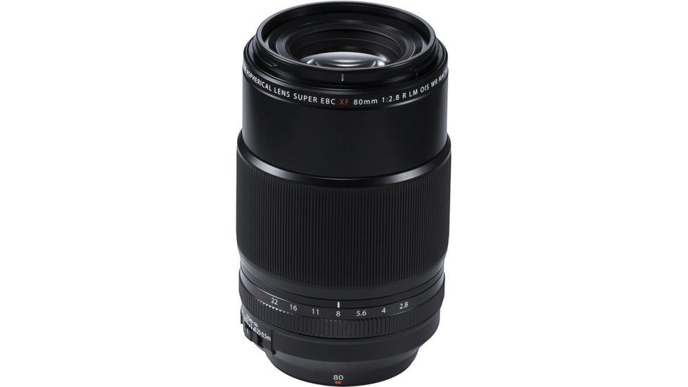 Fujifilm XF80mm F2.8 R LM OIS Macro Camera Lenses, Black, Medium, 16559168
