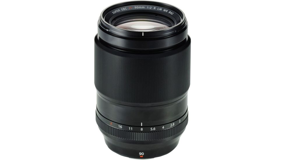 Fujifilm XF90mm F2 R LM WR Camera Lenses, Black, Medium, 16463668