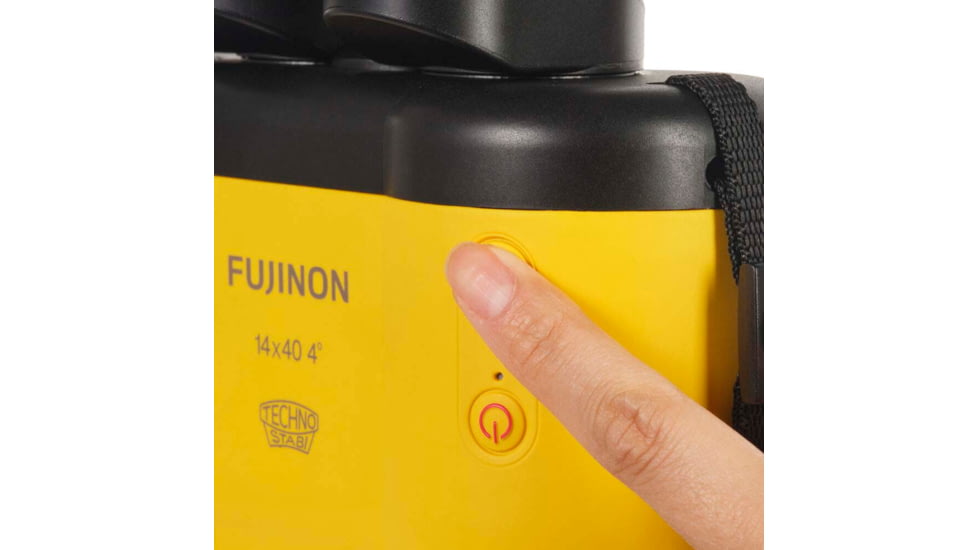 Fujinon Techno-Stabi TS-X 14x40mm Roof Prism Stabilized Binoculars with Vibration Reduction, Yellow, 187mm x 165mm x 81mm, 16804707