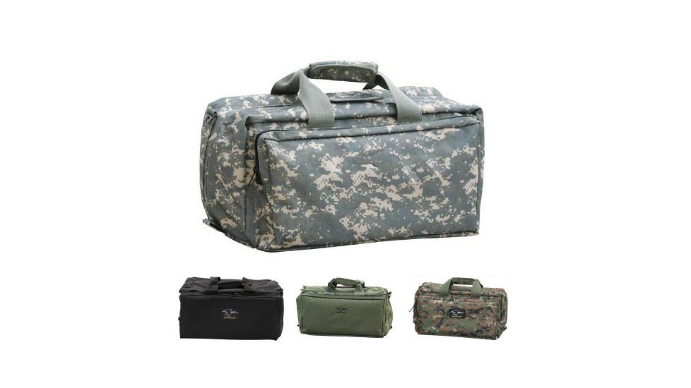 Galati Gear Super Range Bag, Army Digital, Black, Olive Drab, Woodland Digital