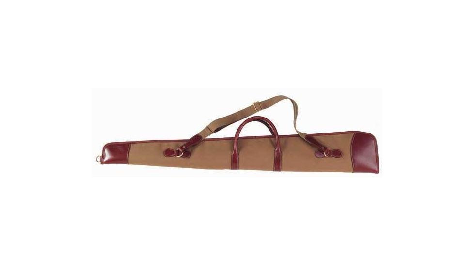 Galco Canvas &amp; Leather Zippered Rifle Case Ambidextrous - Chestnut - Size:47'' Oal CT1070KH