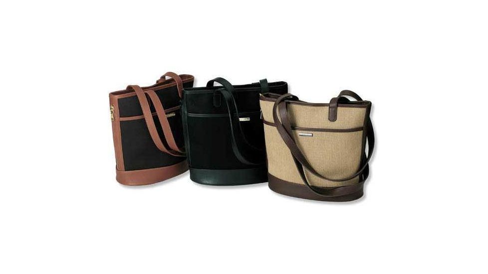 Galco Eclipse Holster Handbag Ambidextrous - Camel / Black Trim ECPCM