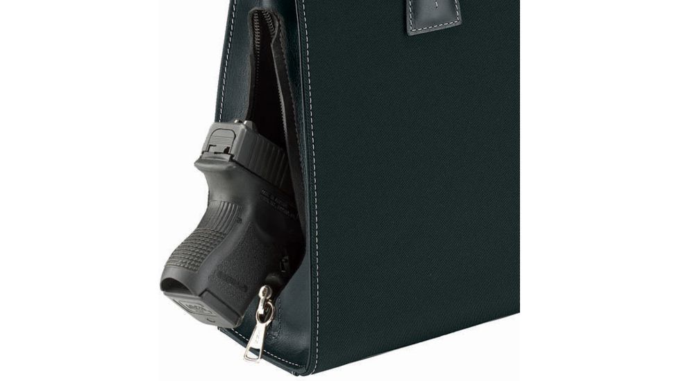 Galco Metropolitan Holster Handbag Ambidextrous - Camel / Black Trim METCM