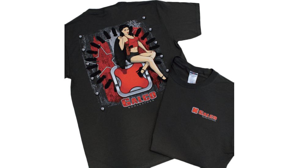 Galco Pinup Girl T-Shirt, 3XL PINUP-3XLG
