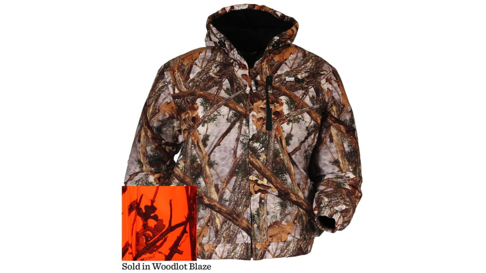 Gamehide Deer Camp Jacket, Woodlot Blaze X-Large 95PWBXL