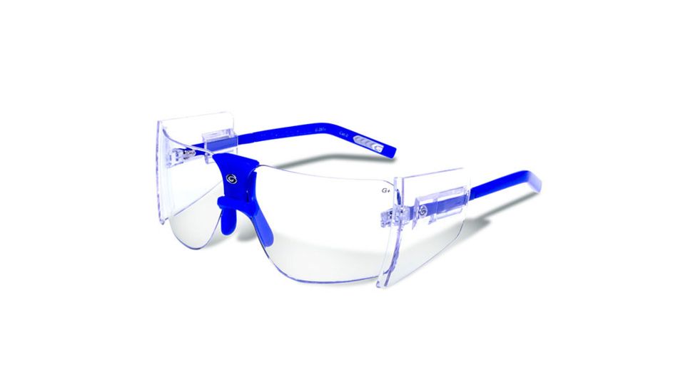 Gargoyles 85s Sunglasses w/ Blue Frame, Clear Lens GAR10700078