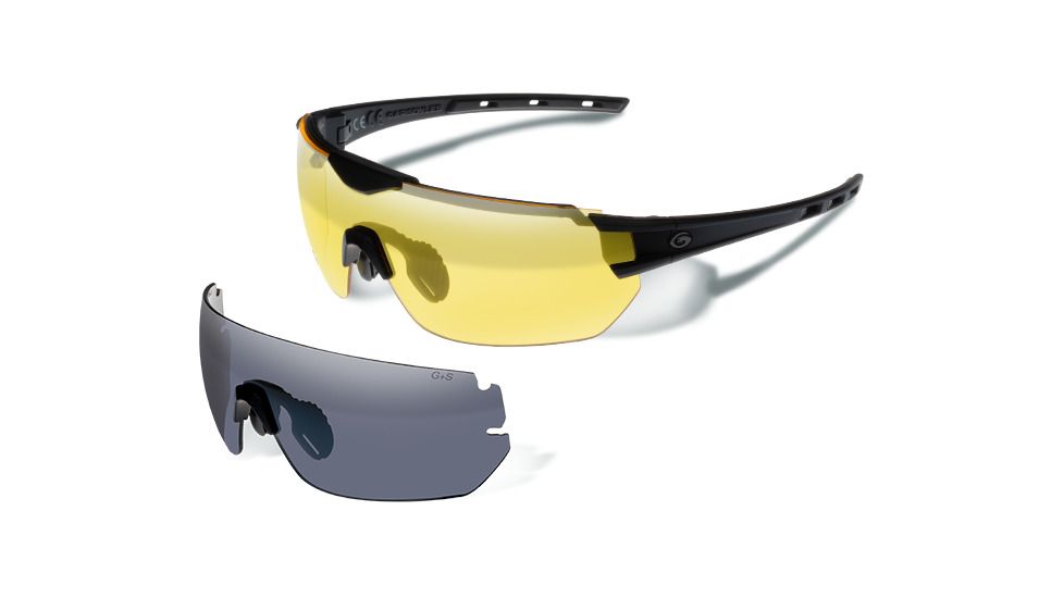 Gargoyles Blaze Sunglasses, Matte Black Frame, Smoke Lenses 10700279.QTM