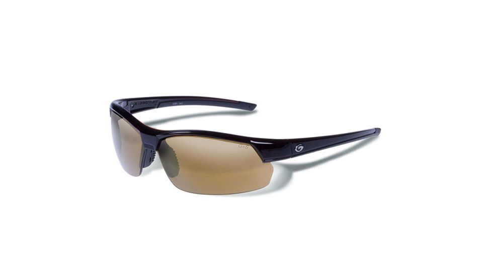 Gargoyles Breakaway Sunglasses w/ Brown Frame, Brown Polarized w/Bronze Mirror Lens GAR10700117