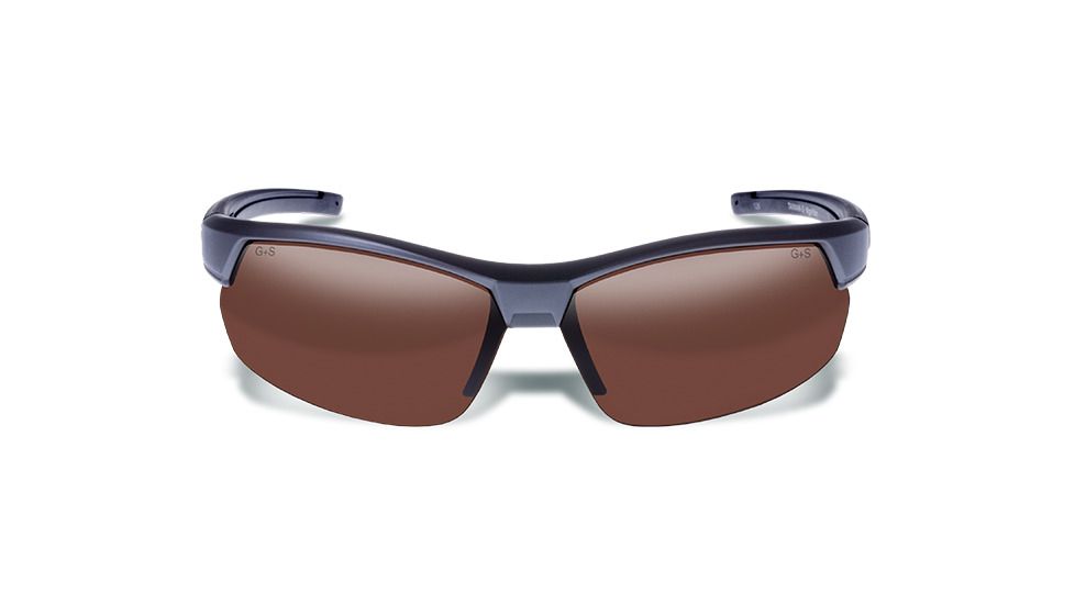 Gargoyles BREAKAWAY Sunglasses, Matte Metallic Graphite Frame, Brown Lens, 10700223.QTM