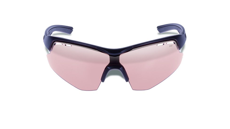 Gargoyles Rucker Sunglasses, Matte Black Frame, Rose Lenses 10700273.QTM