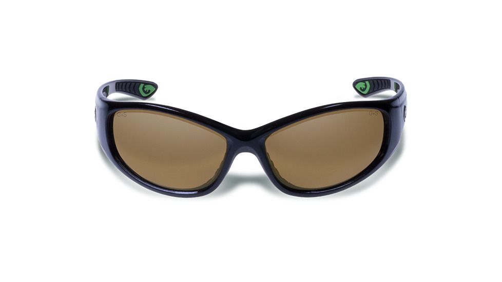 Gargoyles SHAKEDOWN Sunglasses, Black Frame, Brown Polarized with Bronze Mirror Lens, Polarized, 10700204.QTM