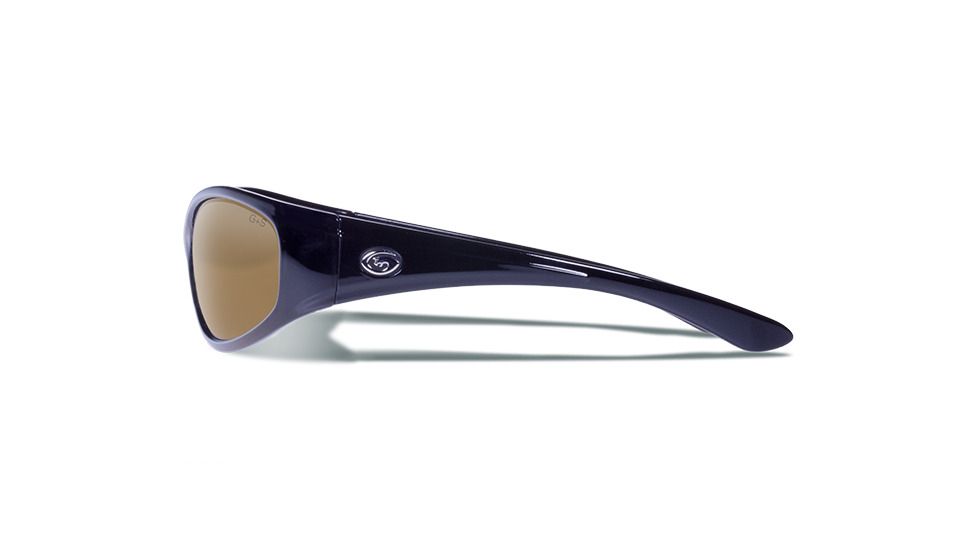 Gargoyles SHAKEDOWN Sunglasses, Black Frame, Brown Polarized with Bronze Mirror Lens, Polarized, 10700204.QTM