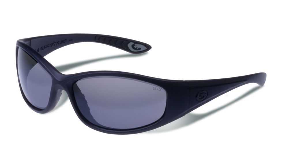 Gargoyles SHAKEDOWN Sunglasses, Matte Black Frame, Smoke Polarized Lens, Polarized, 10700205.QTM