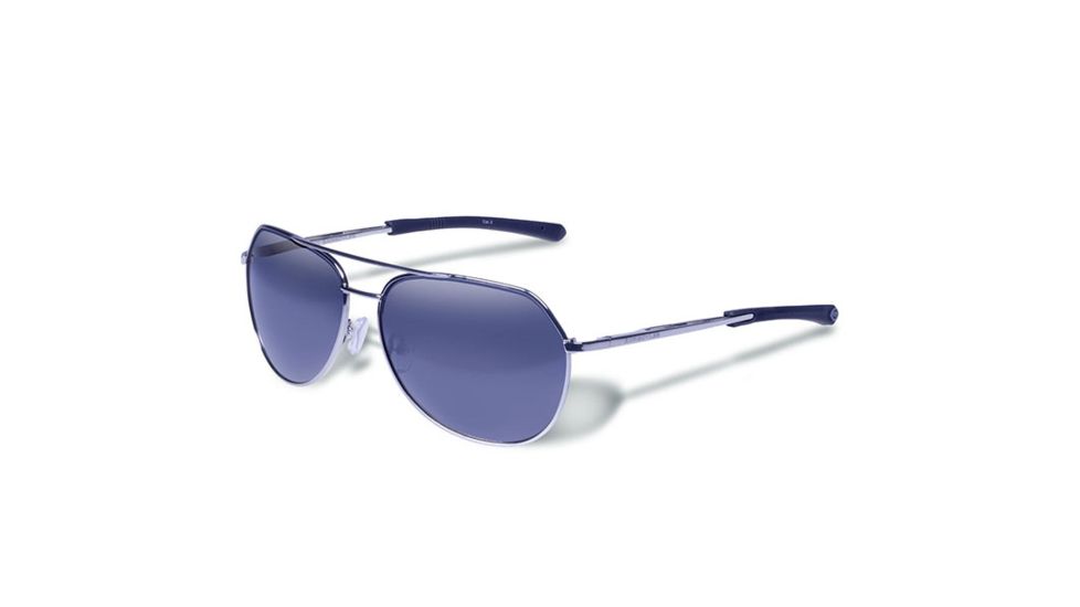 Gargoyles Victor Sunglasses w/ Silver Frame, Navy Gradient Polarized Lens GAR10700139