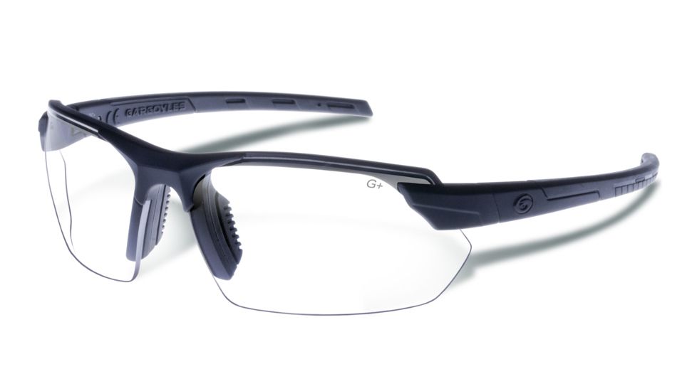 Gargoyles Vortex Protective Sunglasses, Matte Black Frame, Clear Lenses, 10700218.QTM