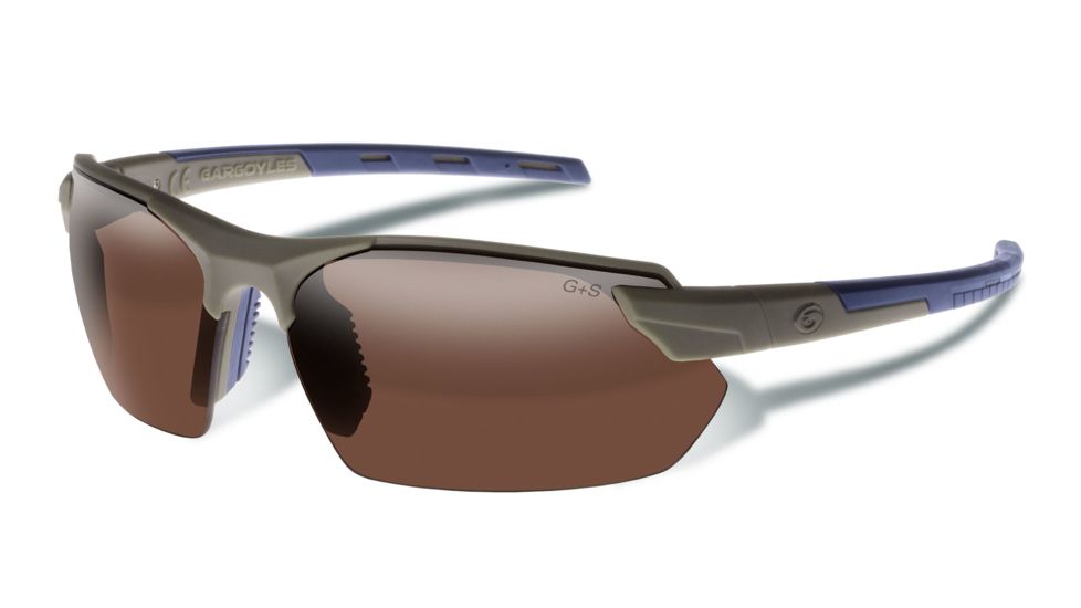 Gargoyles Vortex Protective Sunglasses, Matte Tan Frame, Brown Lenses, 10700185.QTM