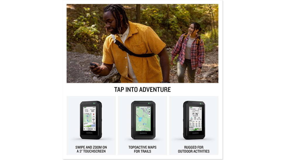 Garmin eTrex Touch GPS Handheld Navigator, Black, 010-02940-00