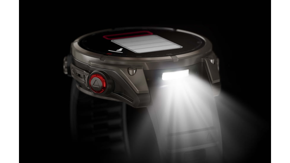 Garmin Fenix 8 Pro Unisex Watches, 47mm Case Diameter, Titanium Bezel, Graphite/Black Silicone Band, 010-03198-10