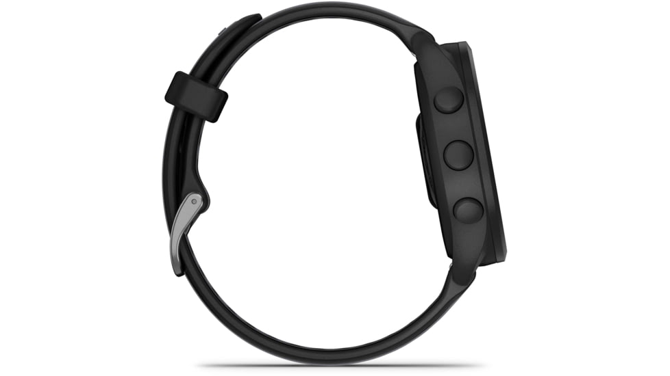 Garmin Forerunner 165 Music 43mm Watch, Black/Slate Gray, 010-02863-30