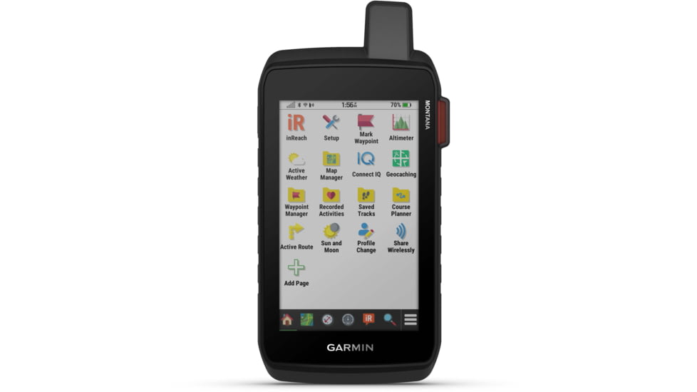 Garmin Montana 710i Rugged GPS Handheld Navigator w/Built-in InReach Technology, Black, 010-02964-00
