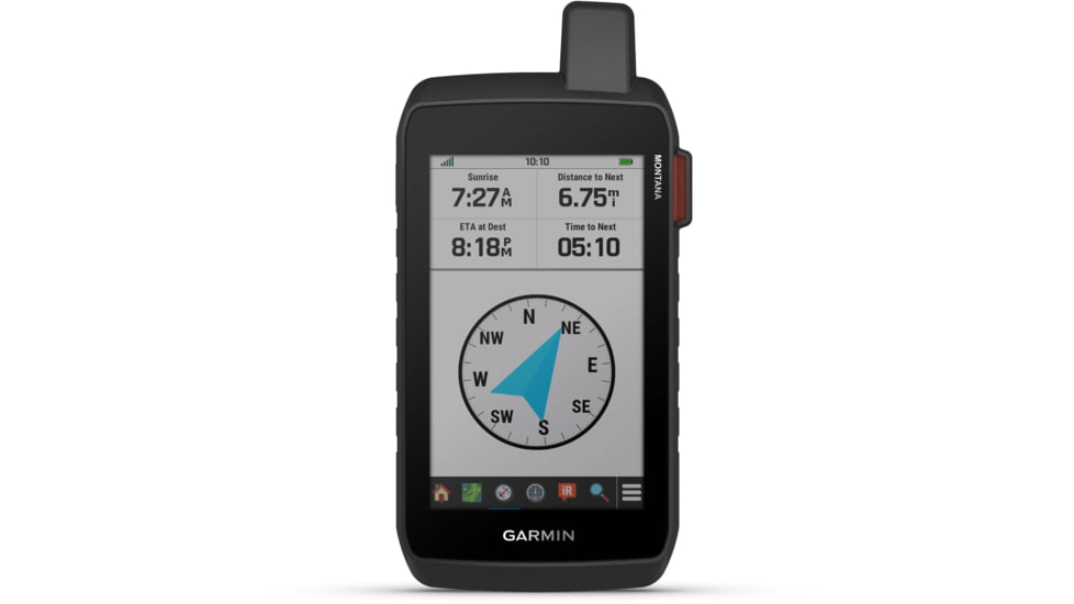 Garmin Montana 760i Rugged GPS Handheld Navigator w/Built-in InReach Technology/8Mp Camera, Black, 010-02964-10