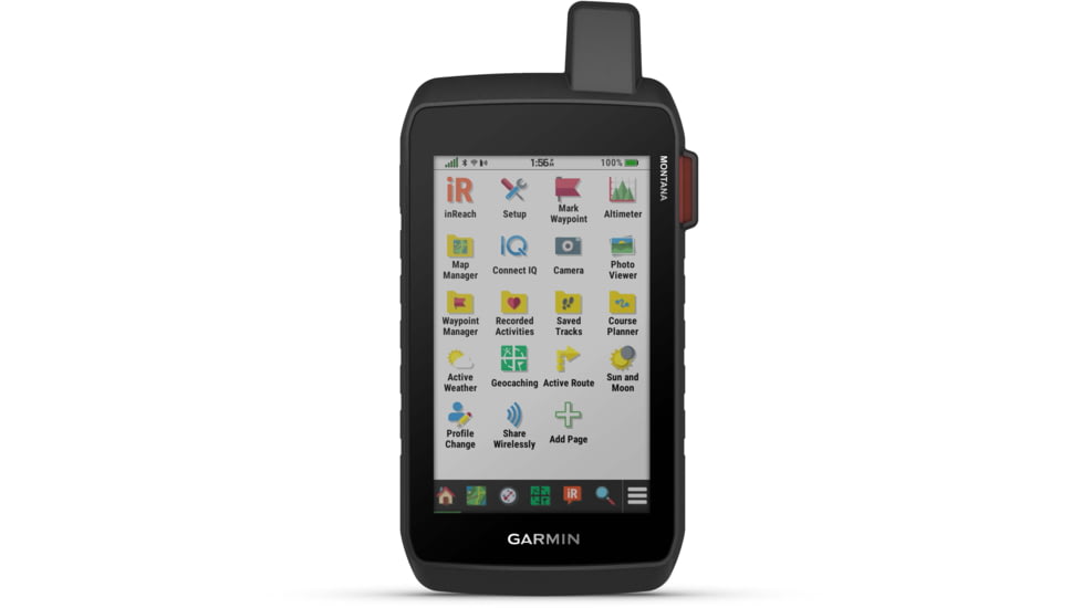Garmin Montana 760i Rugged GPS Handheld Navigator w/Built-in InReach Technology/8Mp Camera, Black, 010-02964-10