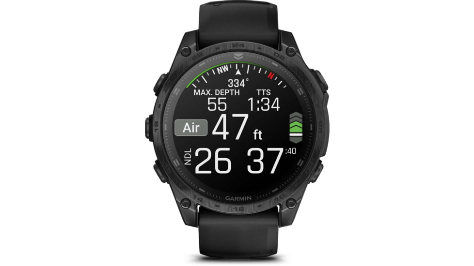 Garmin Tactix 8 Premium Tactical GPS Watch - AMOLED, 47mm, Black, 010-03405-00