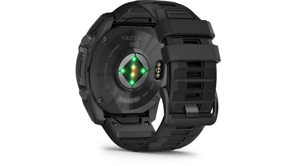 Garmin Tactix 8 Premium Tactical GPS Watch - Solar Elite, 51mm, Black, 010-03407-10