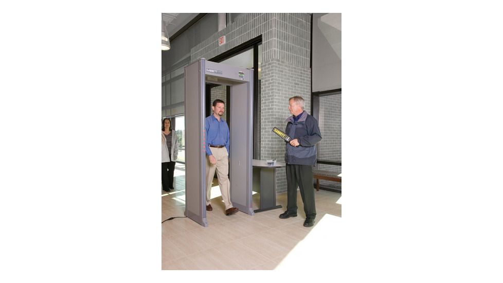 Garrett PD6500i TSA-Certified 30-inch Walk-Through Metal Detector, Gray 1168414