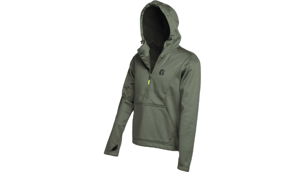 Gator Waders Camp Hoodie - Mens, Olive, Medium, CH17MM