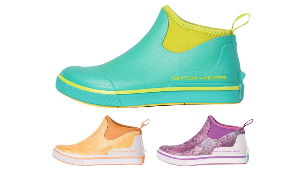 Gator Waders Deck Boots - Women's, Aloha, Dreamsicle, Ocean Spray
