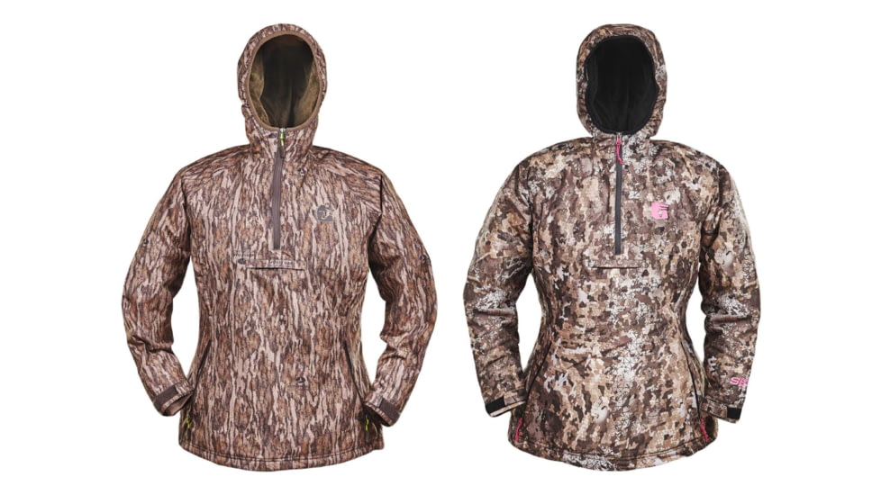 Gator Waders Waterproof 1/2 Zip Bog Hoodie - Women's, Mossy Oak Bottomland, Seven