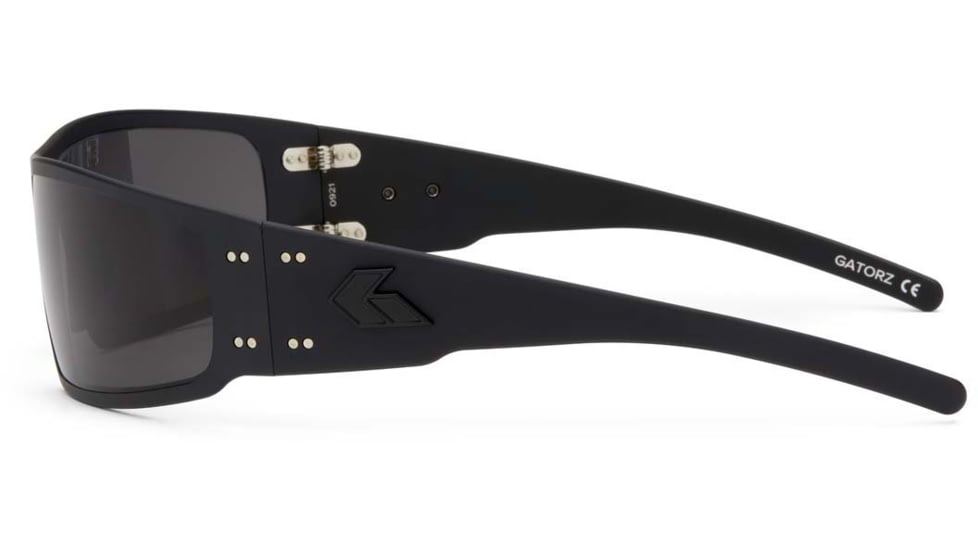 Gatorz Blackout Magnum Sunglasses, Blackout Frame,Optimized Polarized Smoked Lens, GZ-01-010
