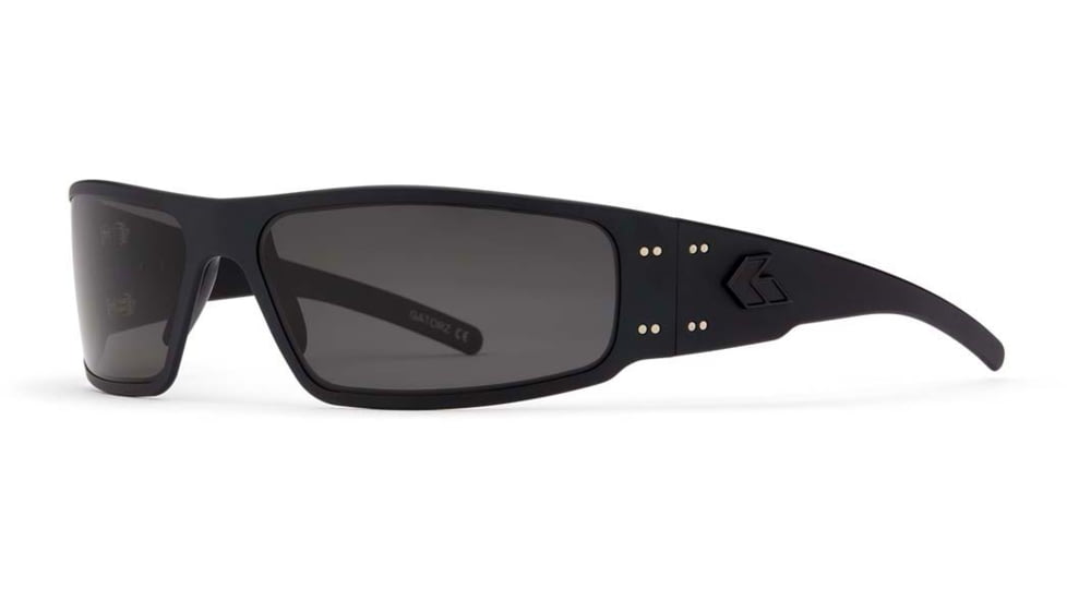 Gatorz Blackout Magnum Sunglasses, Blackout Frame,Optimized Polarized Smoked Lens, GZ-01-010