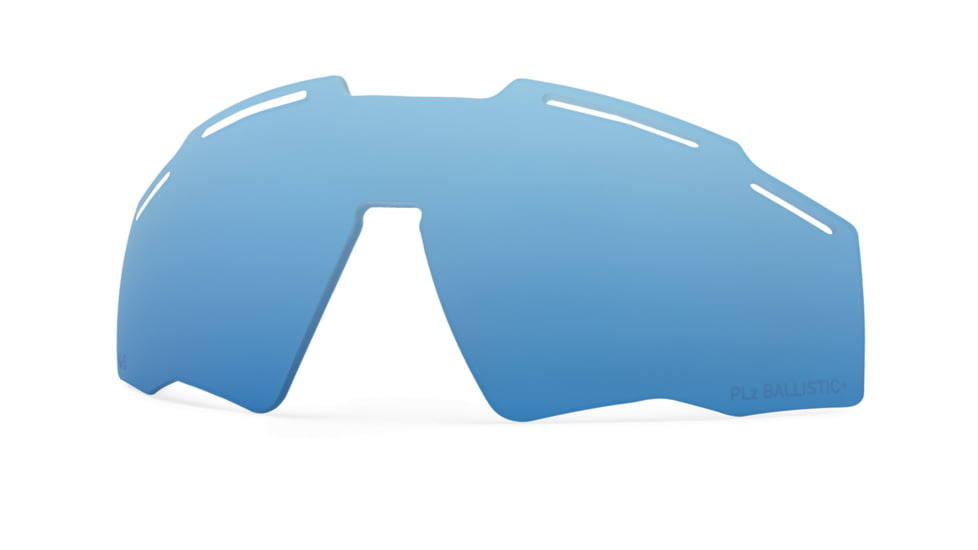 Gatorz Blastshield B2 Sunglasses, MilSpec Ballistic Polarized,Smoke, Blue Mirror, w Anti-Fog, Replacement Lens, ANSI Z87.1, One Size, 841235127243