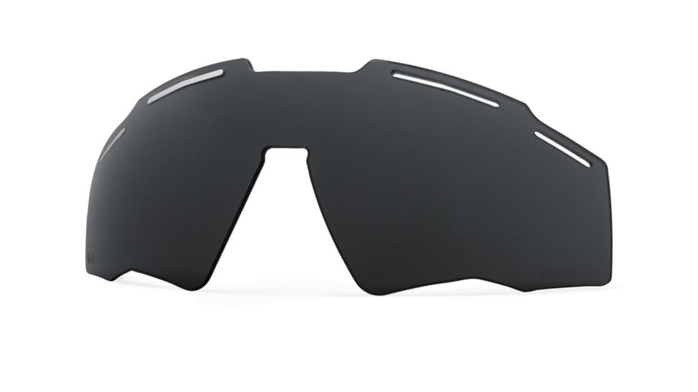 Gatorz Blastshield B2 Sunglasses, MilSpec Ballistic, Smoke, Replacement Lens, w/ Anti-Fog ANSI Z87.1, One Size, 841235127410