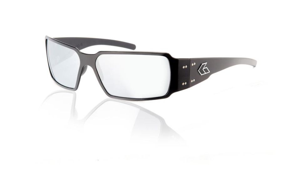 Gatorz Boxster Sunglasses, Black Frame, Chrome Lens BOXBLK02