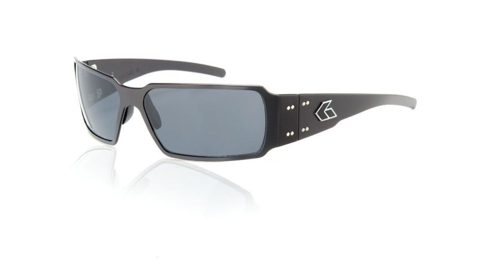 Gatorz Boxster Sunglasses, Black Frame, Grey Lens BOXBLK01