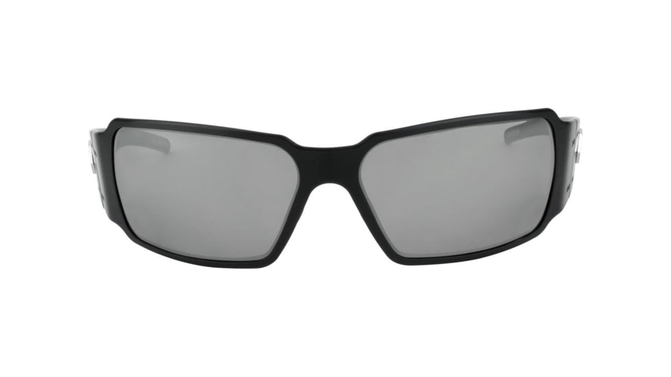 Gatorz Boxster Sunglasses, Black Frame, Smoked Polarized w/ Chrome Mirror Lens, BOXBLK01P-C