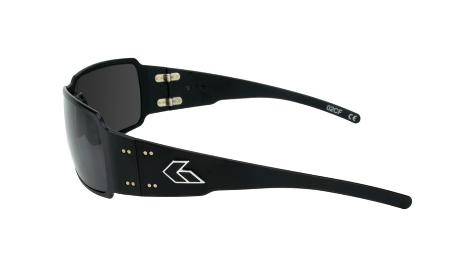 Gatorz Boxster Sunglasses, Brushed Frame, Smoked Polarized Lens, BOXBRU01P