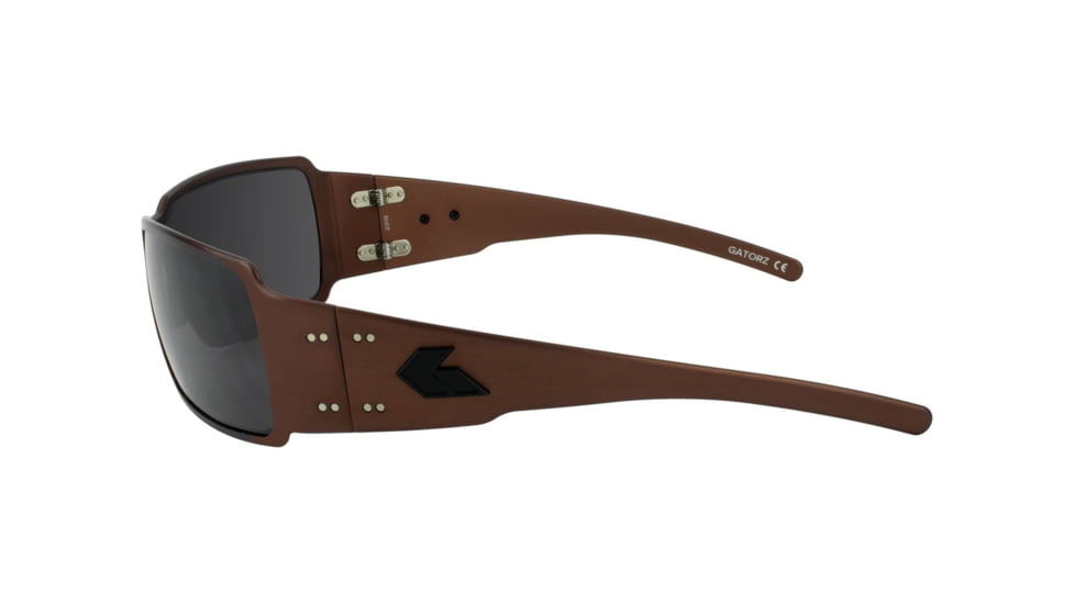Gatorz Boxster Sunglasses, Copper Blackout Frame, Smoked Polarized Lens, BOXCOP01PMBP