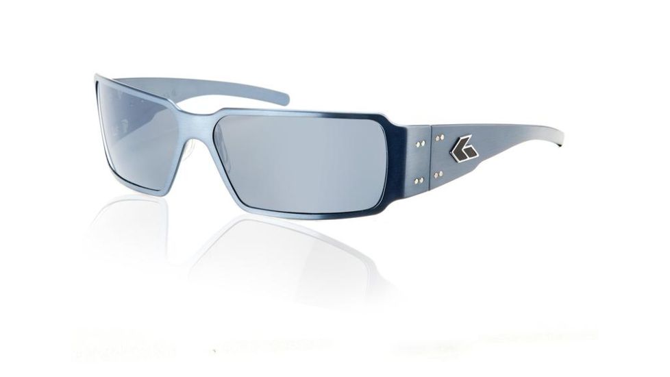 Gatorz Boxster Sunglasses, Gunmetal Frame, Grey Polarized Lens BOXGUN01P