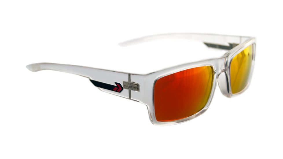 Gatorz Capclr13mKl Capone Clear Frame Sunburst Lens Sunglasses
