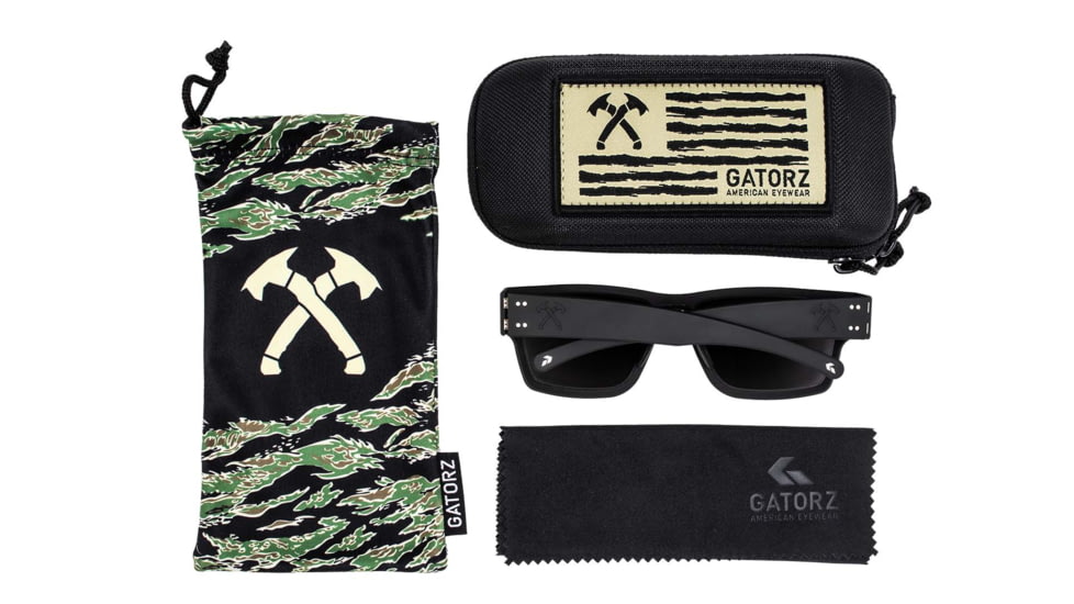 Gatorz Jack Carr Delta Sunglasses, Black, Medium, 841235127854