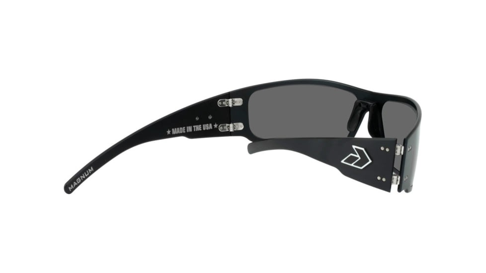 Gatorz Magnum 2.0 Sunglasses, Black Frame, Smoked Lens, MAG2BLK01