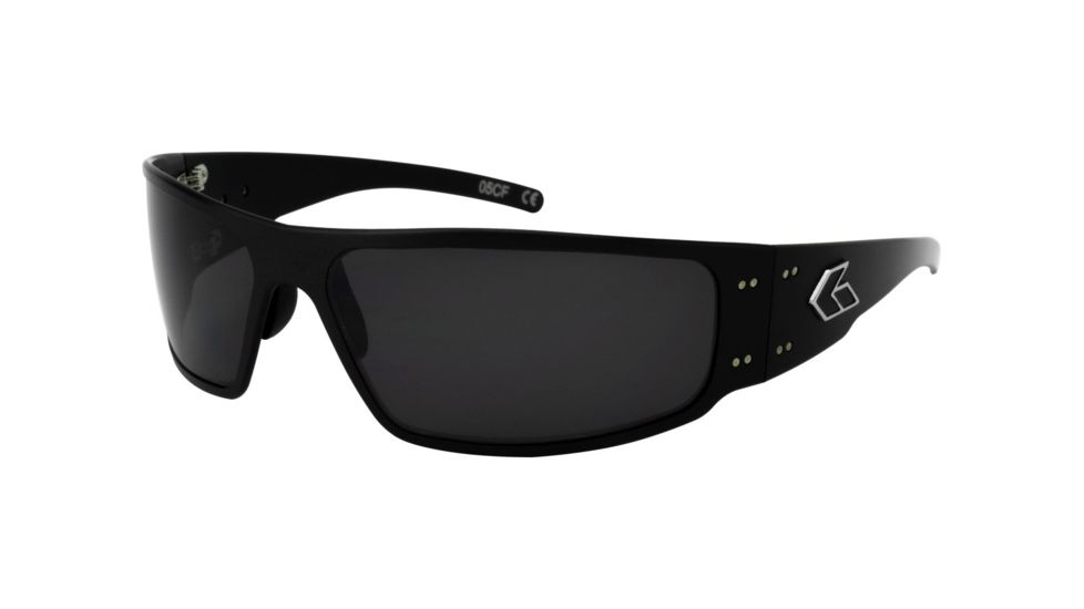 Gatorz Magnum 2.0 Sunglasses, Black Frame, Smoked Lens, MAG2BLK01