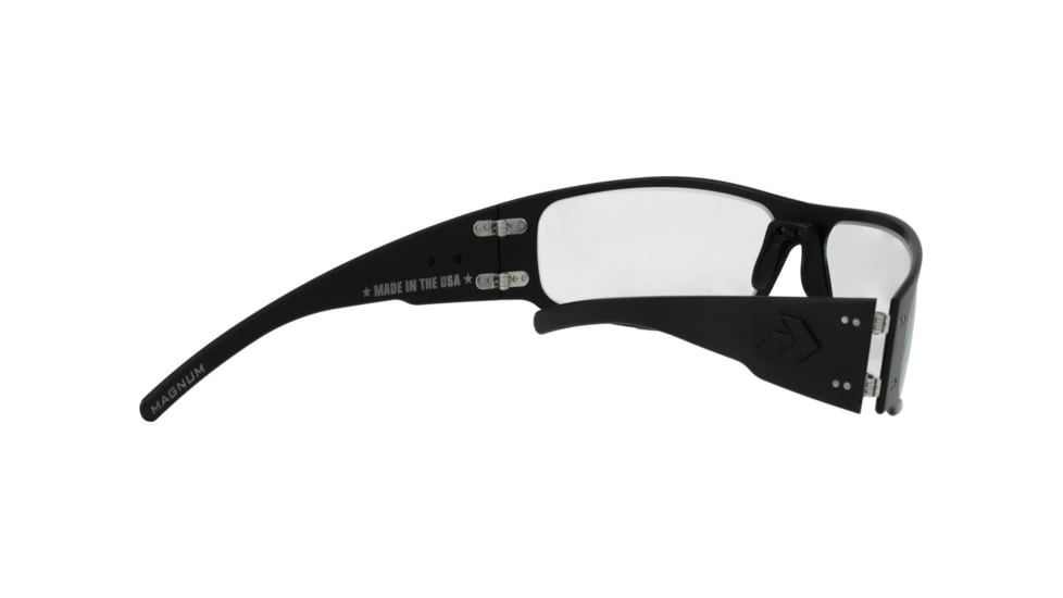Gatorz Magnum 2.0 Sunglasses, Blackout Frame, Clear Lens, MAG2BLK06MBP