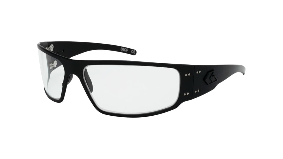 Gatorz Magnum 2.0 Sunglasses, Blackout Frame, Clear Lens, MAG2BLK06MBP