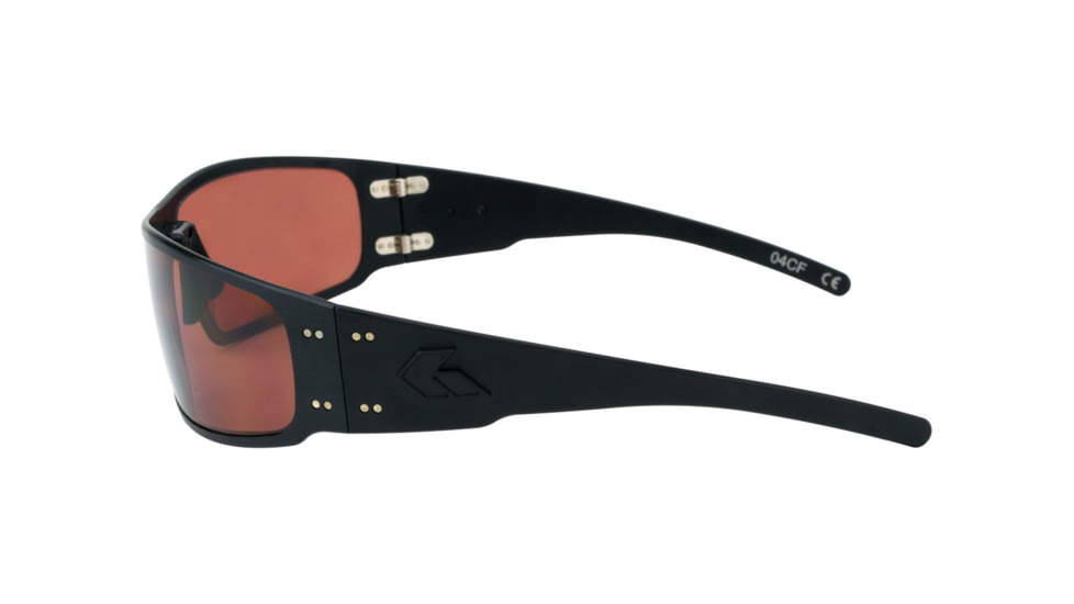 Gatorz Magnum 2.0 Sunglasses, Blackout Frame, Rose Polarized Lens, MAG2BLK09PMBP